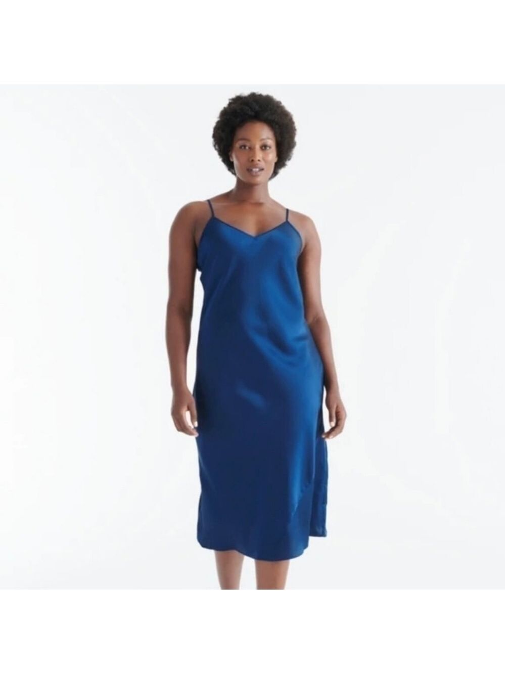 Knix Papaya Slip Dress Sapphire